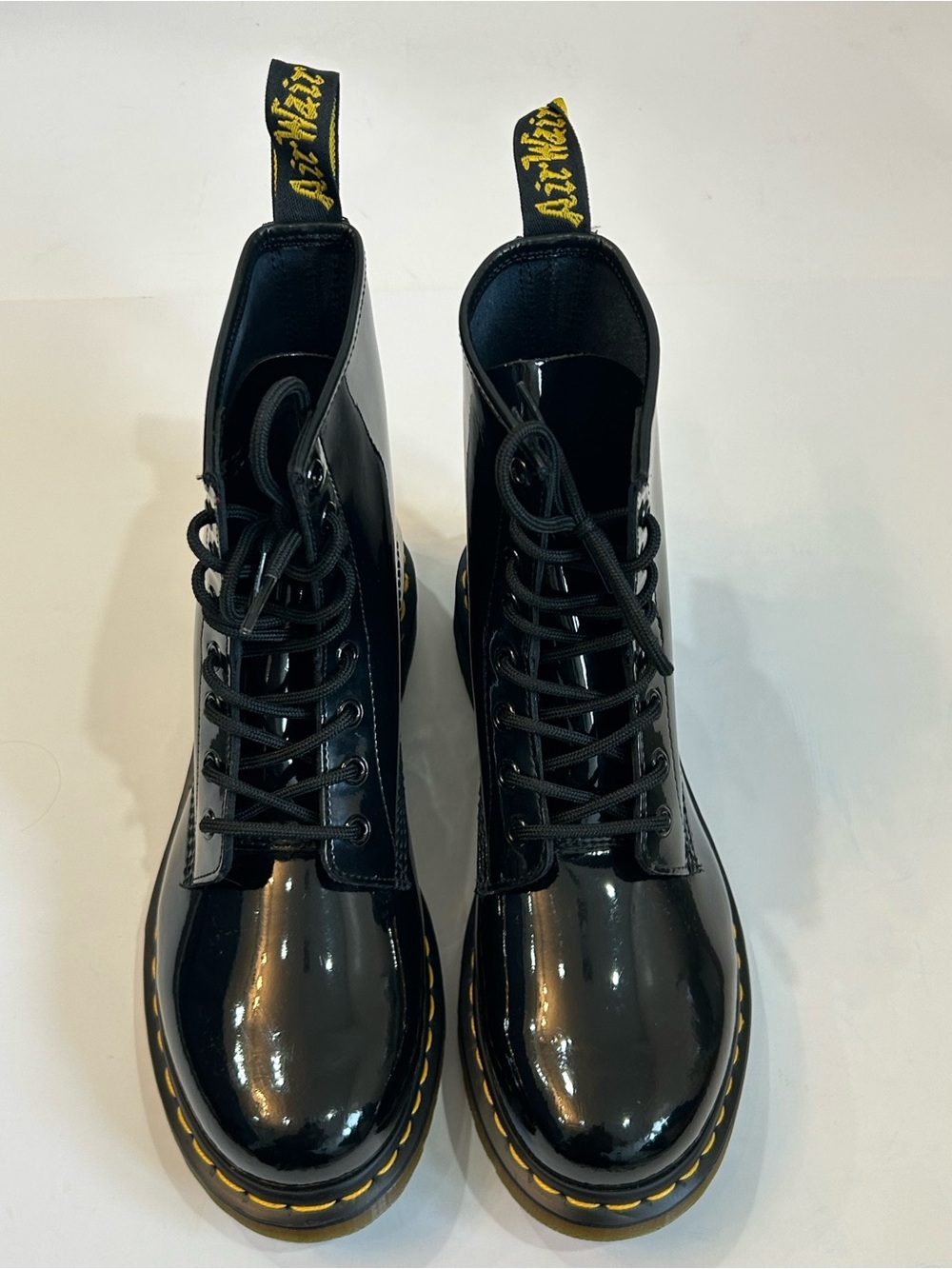 DR. MARTENS 1460 BEX Patent Leather Lace Up Boots-Women’s size 10 - Picture 7 of 9